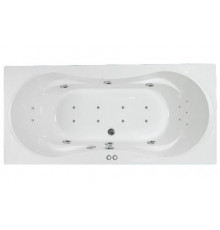 Комплект гидромассаж + аэромассаж Riho Supreme Yan Pool Master HM AM с пневмоуправлением, белый