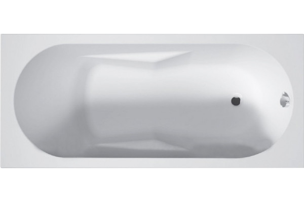 Акриловая ванна Riho Bathtubs Lazy 170х75 прямоугольная, пристенная