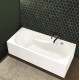Акриловая ванна Riho Bathtubs Lazy 170х75 L прямоугольная, пристенная