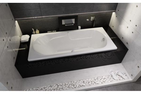 Акриловая ванна Riho Future XL 190 прямоугольная, объем 275 л.