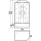 Душевая кабина River Dunay 120/80/44 MT L прямоугольная-асимметричная, поддон глубокий