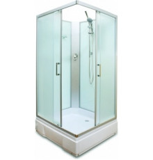Душевая кабина River Quadro 80/26 MT без крыши квадратная, поддон средний