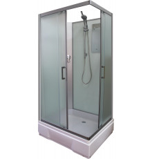 Душевая кабина River Quadro 90/70/26 MT без крыши прямоугольная, поддон средний