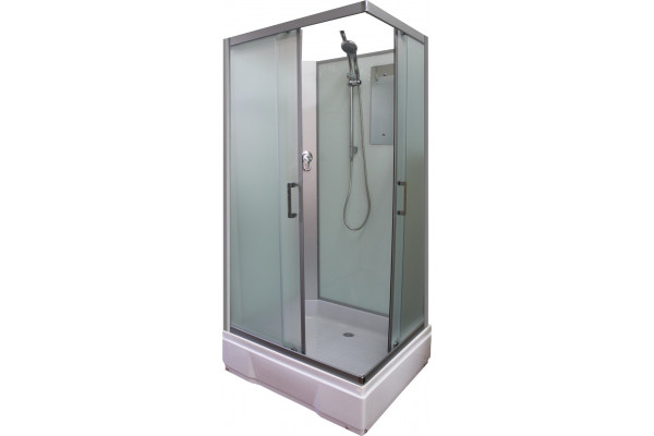 Душевая кабина River Quadro 90/70/26 MT без крыши прямоугольная, поддон средний