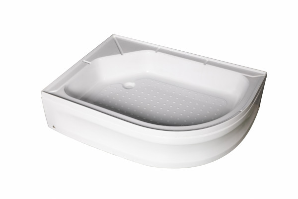 Поддон для душа River Wemor 120/80/24 (L) прямоугольный-асимметричный, средний