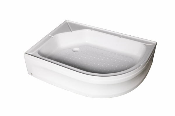 Поддон для душа River Wemor 100/80/24 L прямоугольный-асимметричный, средний, левый
