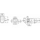 Унитаз подвесной Roca Meridian 734624L000 белый, овальный, 36x56 см