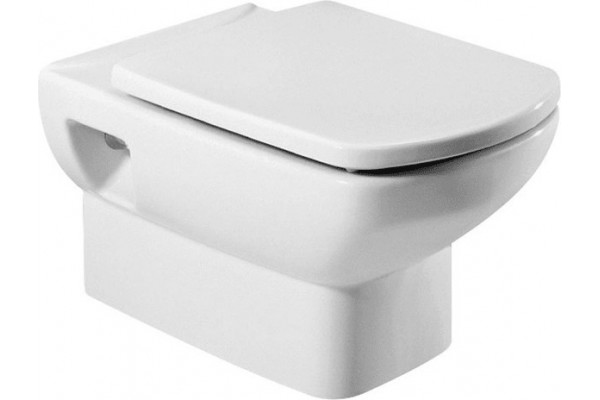 Комплект Система инсталляции для унитазов Roca DUPLO WC 890090020 + Кнопка смыва Roca PL1 Dual хром + Крышка-сиденье Roca Dama Senso ZRU9302820 c микролифтом, петли хром + Унитаз подвесной Roca Dama Senso 346517000, цвет белый, бачок 3/6 л