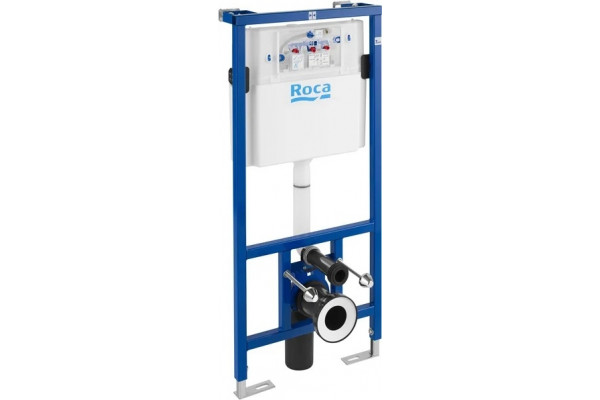 Комплект Система инсталляции для унитазов Roca DUPLO WC 890090020 + Кнопка смыва Roca PL1 Dual хром + Крышка-сиденье Roca Mateo ZRU9302822 с микролифтом, петли хром + Унитаз подвесной Roca Mateo 7346200000, цвет белый, бачок 3/6 л