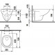 Комплект Система инсталляции для унитазов Roca DUPLO WC 890090020 + Кнопка смыва Roca PL1 Dual хром + Крышка-сиденье Roca Mateo ZRU9302822 с микролифтом, петли хром + Унитаз подвесной Roca Mateo 7346200000, цвет белый, бачок 3/6 л