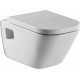 Комплект Система инсталляции для унитазов Roca DUPLO WC 890090020 + Кнопка смыва Roca PL1 Dual хром + Крышка-сиденье Roca Gap 801472004 с микролифтом, петли хром + Унитаз подвесной Roca Gap 34647L000, цвет белый, бачок 3/6 л