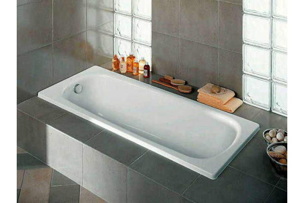Чугунная ванна Roca Continental 21291200R (160х70) прямоугольная, пристенная