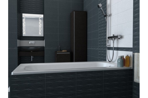 Чугунная ванна Roca Continental 21291200R (160х70) прямоугольная, пристенная