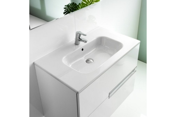 Мебель для ванной Roca Victoria Nord Ice Edition 60 белая подвесная, с подсветкой
