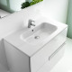Тумба с раковиной Roca Victoria Nord Ice Edition 60 белая, подвесная, с ящиками