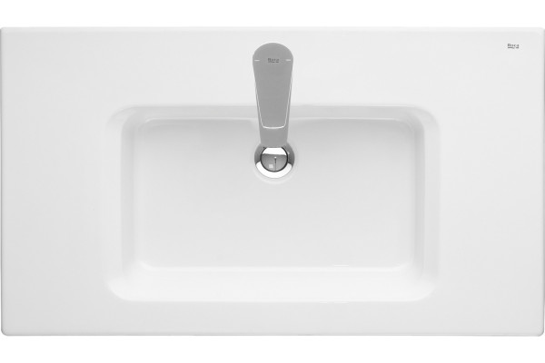Мебельная раковина Roca The Gap 3279A4000 80 см, белая, прямоугольная, цвет белый