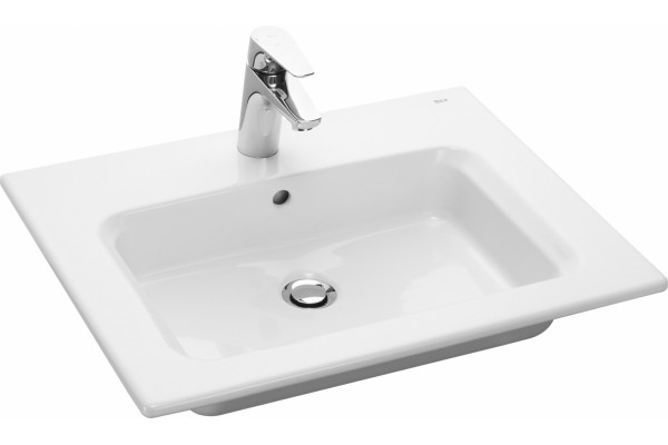 Мебельная раковина Roca The Gap 3279A8000 60 см, белая, прямоугольная, цвет белый