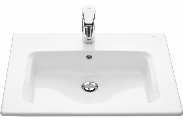 Мебельная раковина Roca The Gap 3279A8000 60 см, белая, прямоугольная, цвет белый