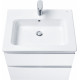 Тумба для комплекта Roca The Gap 60, 2 ящика, белый глянец, подвесная, с доводчиками