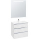 Мебель для ванной Roca The Gap 80, 3 ящика, белый глянец, подвесная, с доводчиками