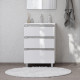 Мебель для ванной Roca The Gap 60, 3 ящика, белый глянец, подвесная, с доводчиками