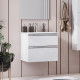 Мебель для ванной Roca The Gap 60, 2 ящика, белый глянец, подвесная, с доводчиками
