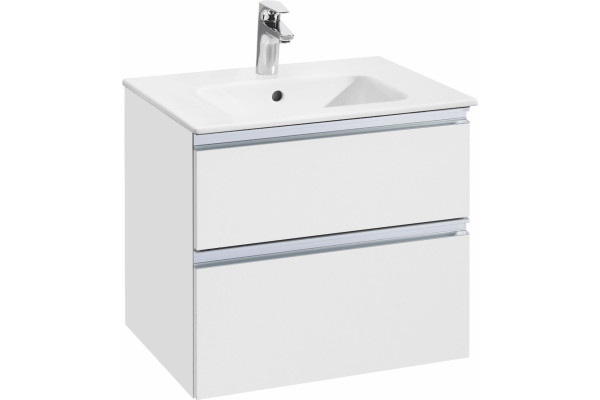 Мебель для ванной Roca The Gap 60, 2 ящика, белый глянец, подвесная, с доводчиками