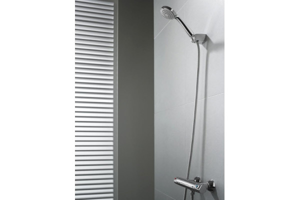 Душевой гарнитур Roca Natura 5B9302C00 хром, штанга 21.5 см, шланг металлический 170 см