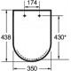 Комплект Roca Debba 893104980 с микролифтом, цвет белый,  в современном стиле