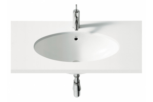 Раковина Roca Berna 327871001 56 см овальная, цвет белый, с переливом