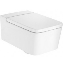 Унитаз подвесной Roca Inspira square 346537000 белый, прямоугольный, 37x56 см