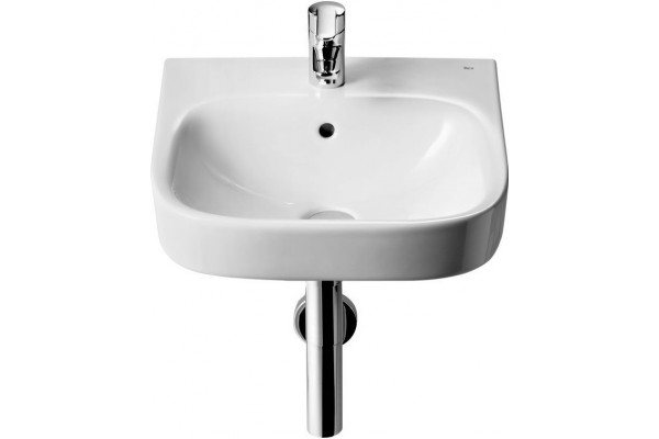 Рукомойник Roca Debba 40x32 цвет белый, полукруглая, с переливом