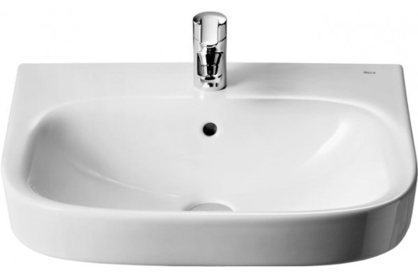 Раковина Roca Debba 60x48 цвет белый, полукруглая, с переливом
