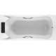 Акриловая ванна Roca BeCool 180x80 пристенная, прямоугольная, объем 240 л.