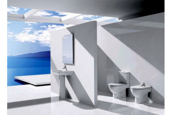 Унитаз напольный Roca Meridian  белый, овальный, 36x64.5 см