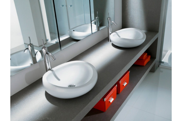 Рукомойник Roca Urbi (45 см) цвет белый, на столешницу, круглая