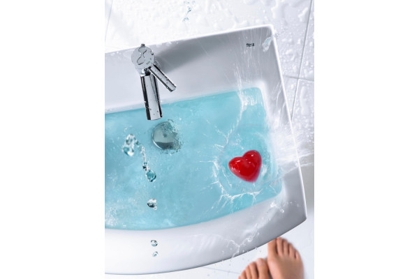 Раковина Roca Hall 327881000 (55 см) цвет белый, прямоугольная, с переливом