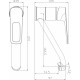 Смеситель Rossinka RS46-22 для раковины однорычажный, хром, высота излива 7.45 см