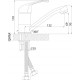 Смеситель Rossinka A A35-22 для кухонной мойки однорычажный, хром