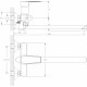 Смеситель Rossinka RS28-33 универсальный однорычажный, хром