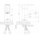 Смеситель Rossinka RS31 RS31-11 для раковины однорычажный, хром