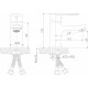 Смеситель Rossinka RS32 RS32-11 для раковины однорычажный, хром