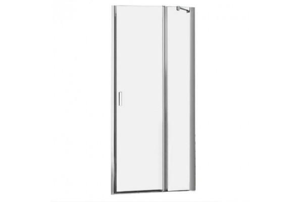Душевая дверь Roth LEGA LIFT 90х195 профиль хром, стекло прозрачное, распашная