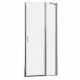 Душевая дверь Roth LEGA LIFT 90х195 профиль хром, стекло прозрачное, распашная