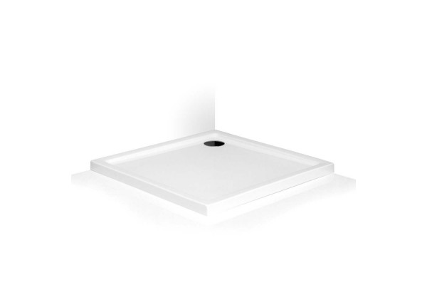Акриловый душевой поддон Roth FLAT KVADRO 100х100 квадратный,  в современном стиле