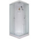 Душевая кабина Royal Bath RB 80HР1-М квадратная, поддон низкий, стекло матовое