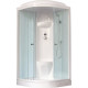 Душевая кабина Royal Bath RB 90HK6-WT четверть круга, поддон низкий, стекло прозрачное