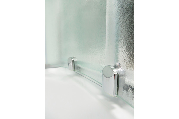 Душевая кабина Royal Bath RB 90HK7-WC четверть круга, поддон низкий, с гидромассажем