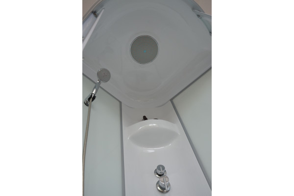 Душевая кабина Royal Bath RB 100HK6-WC четверть круга, поддон низкий, стекло рифленое