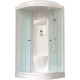 Душевая кабина Royal Bath RB 100HK6-WT четверть круга, поддон низкий, стекло прозрачное